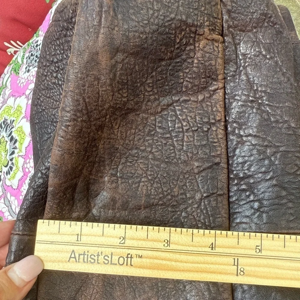 Tracy Reese Kiss Lock Dark Chocolate Leather Satchel